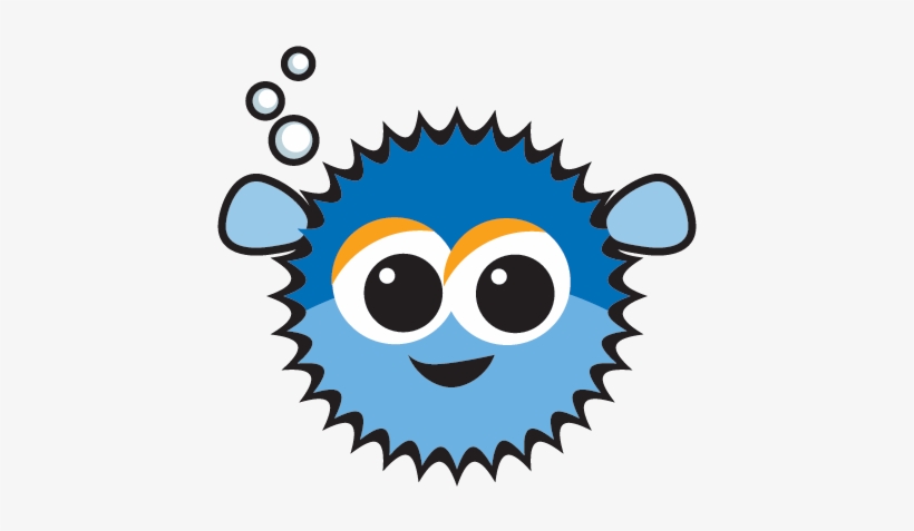 Marine Fish Clipart Puffer Fish - Cute Puffer Fish Clipart, transparent png download