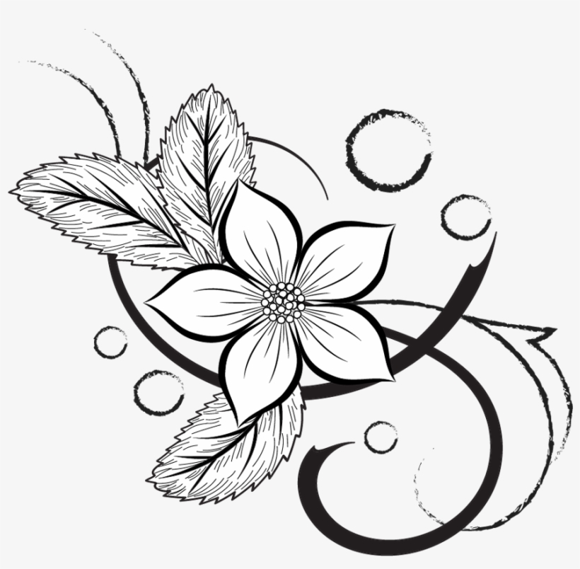 Flowers Drawing Illustrations, Png File - Illustration, transparent png download