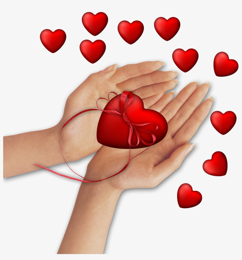 Png Image Hands Heart - Romantic Png, transparent png download