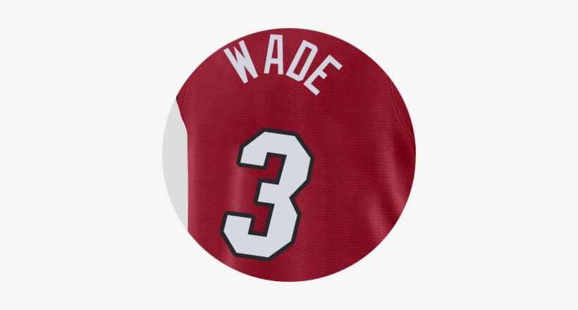 Miami Heat Dwyane Wade - Dwyane Wade Red Jersey, transparent png download