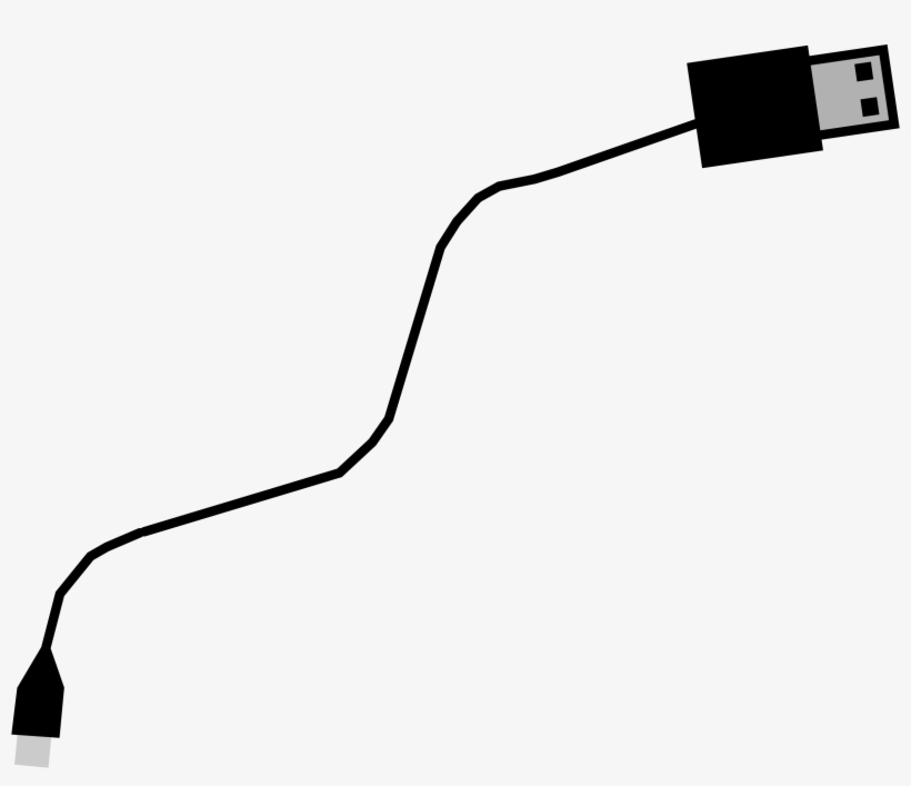 This Free Icons Png Design Of Micro Usb Charging Cable, transparent png download