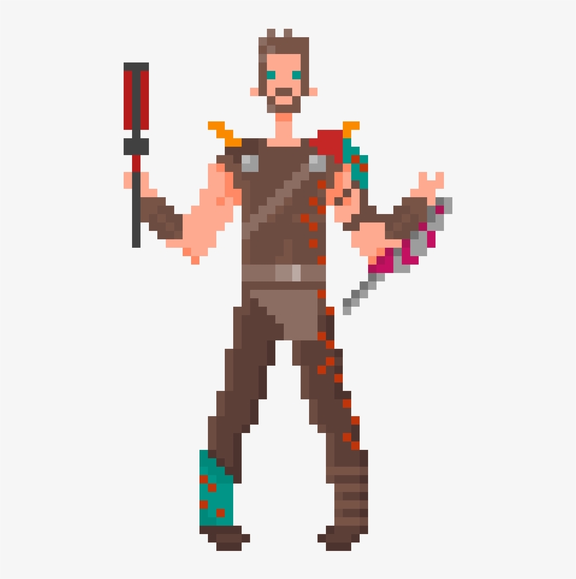 Gladiator Thor In Thor - Cartoon, transparent png download