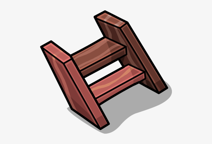 Short Wooden Steps Sprite 003 - Escalera De Madera Pequeña, transparent png download