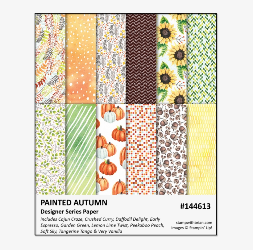 Painted Autumn, Stampin' Up , Brian King - Paper, transparent png download