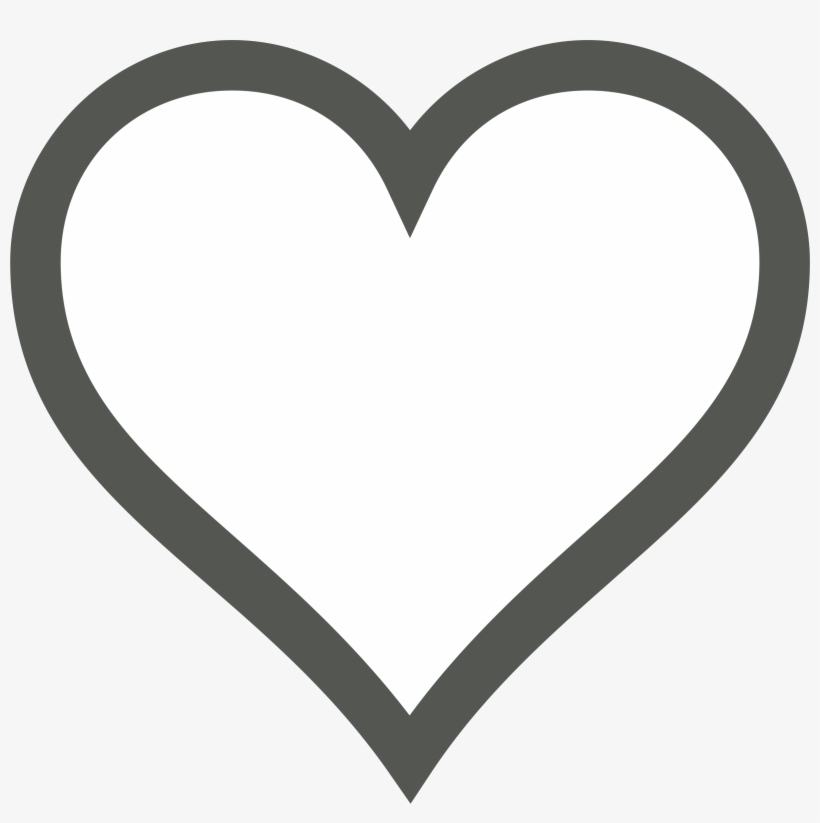 Hearts Clipart Icon ~ Frames ~ Illustrations ~ Hd Images - Heart Outline Icon Png, transparent png download
