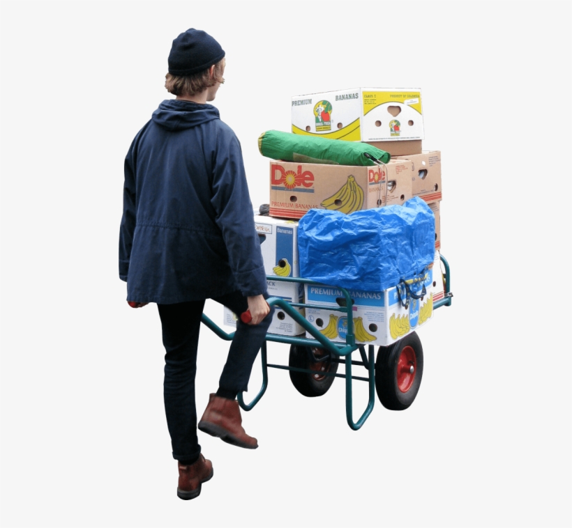 Free Png Moving Wheelbarrow Png Images Transparent - Man Carrying Png Skalgubbar, transparent png download