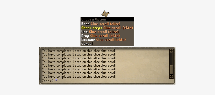 Clue Scroll Step Counter - Scroll, transparent png download