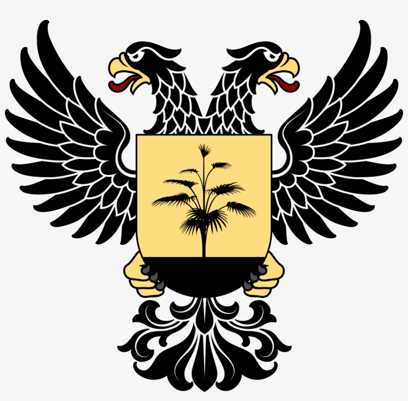 Double-headed Eagle With The Coa Of The Donets Basin - Double Headed Eagle Vector, transparent png download