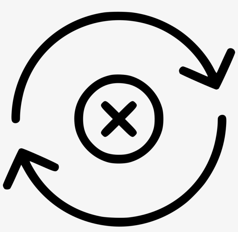 Circle Repeat Cancel Multiply Sign Comments - Repeat Circle Png, transparent png download