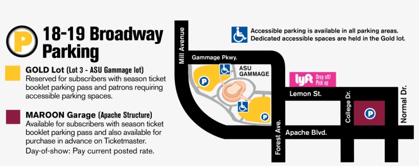 2018-2019 Broadway Parking - Parking, transparent png download