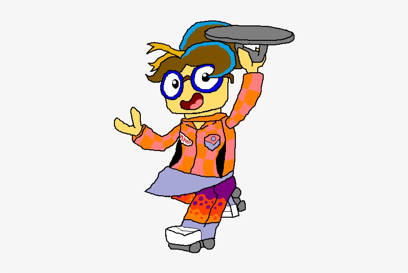 Lego Waitress Penny - Cartoon, transparent png download