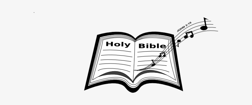 Bible Clipart Music - Bible And Music, transparent png download