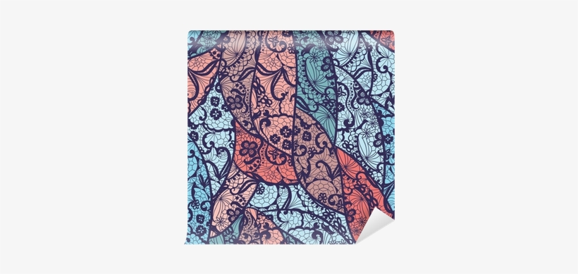 Lace Vector Fabric Seamless Pattern With Lines And - Capinha Para Apple Ultra-fina Transparente Estampada, transparent png download