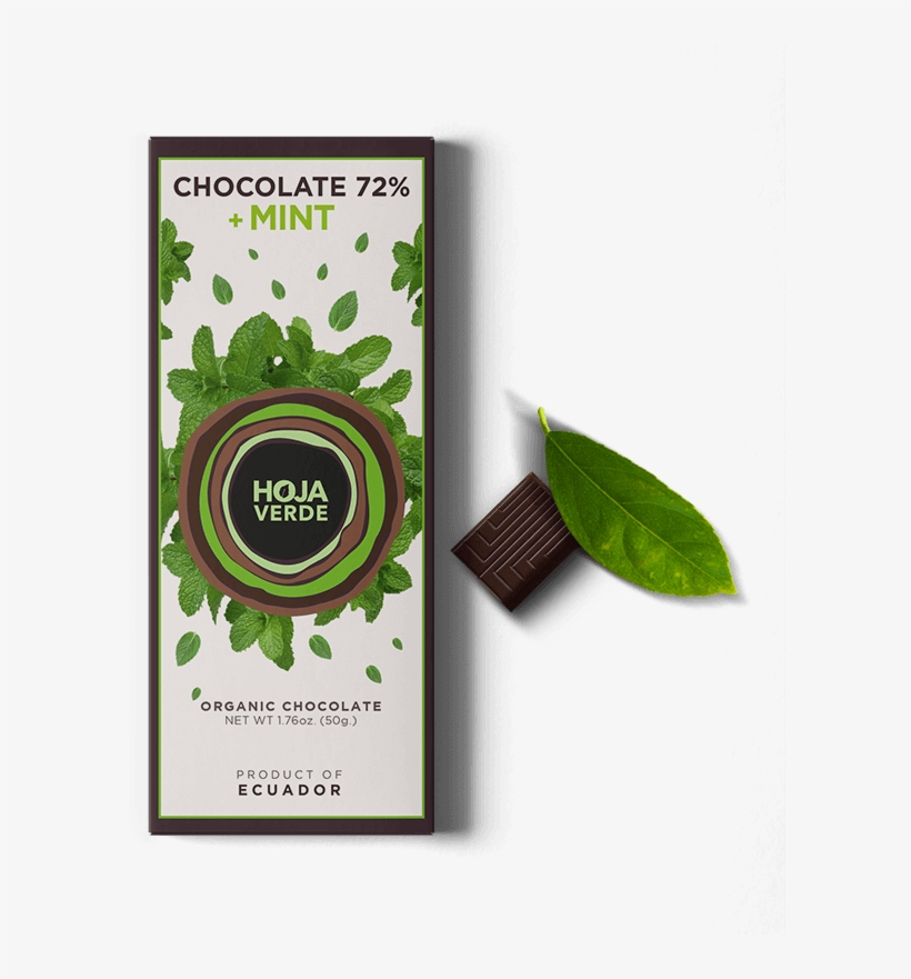 72% Mint - Hoja Verde Chocolate 58% & Quinoa, transparent png download