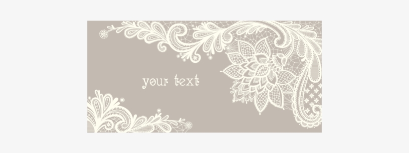 Card With A White Lace - Thank You Note For Attending Naming Ceremony, transparent png download