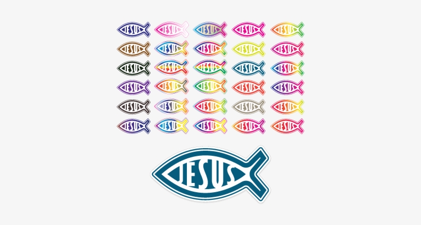 Jesus Fish Symbol Vector - White Jesus Fish On Black License Plate, transparent png download