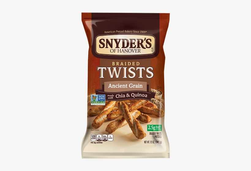 Ancient Grain Braided Twists Combine The Hearty Pretzel - Snyders Pretzels, transparent png download