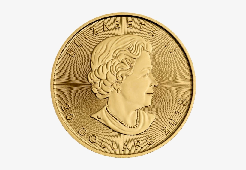 2018 Canadian Maple Leaf Gold Coins - Maple Leaf Gold 1 Oz 2018, transparent png download