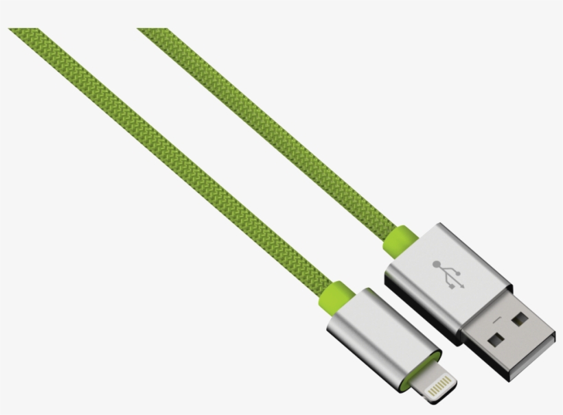 "color Line" Charging/data Cable, Lightning, Aluminium, - Hama Cable Lightning 0.5 M Colorline Silver, transparent png download