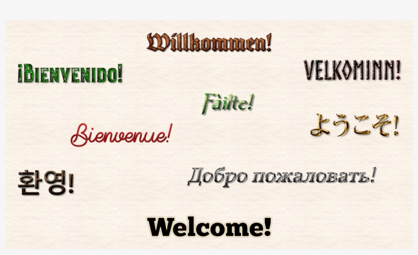 Welcome Banner - Photography, transparent png download