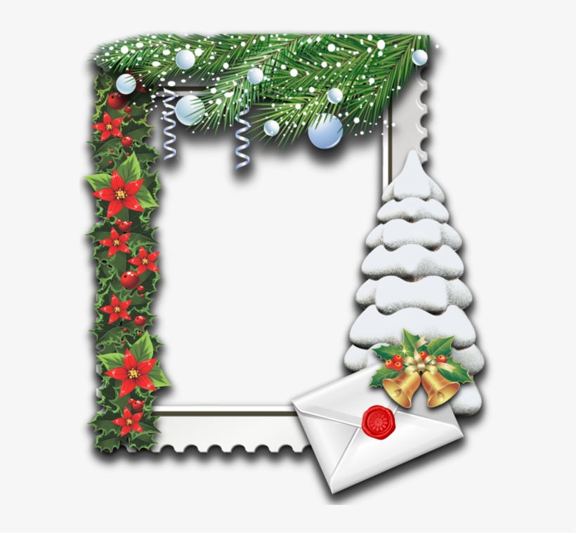 Frame Snow Tree Png - Christmas Day, transparent png download
