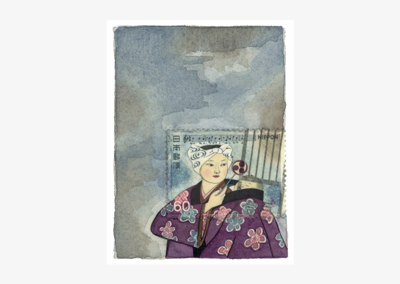 Rausch Nippon Kimono Web - Postage Stamp, transparent png download