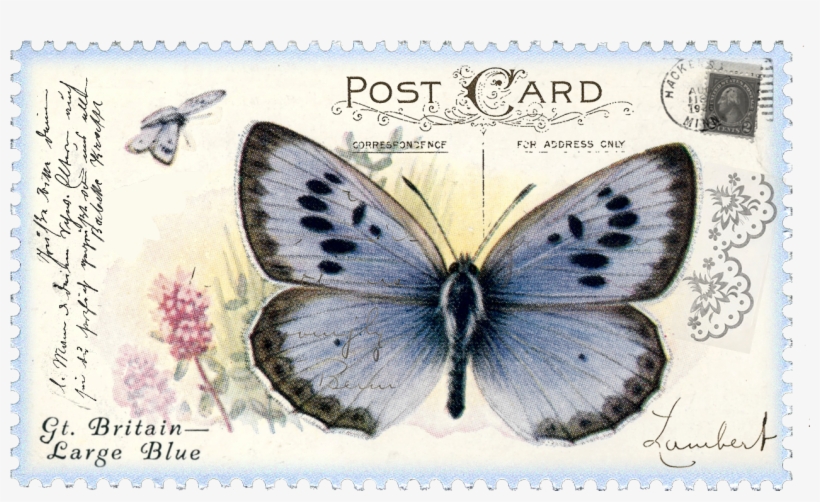 Go To Image - Vintage Postage Stamp Png, transparent png download