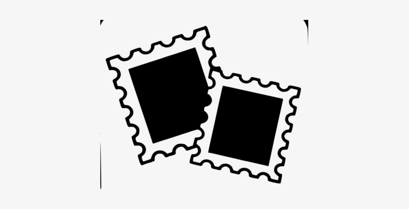 Postage Stamps Mail Rubber Stamp Envelope Presentation - Stamps Clip Art, transparent png download
