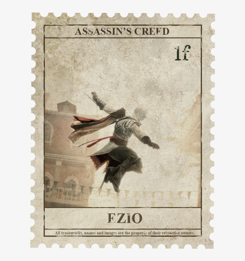 Assassin's Creed Postage Stamp - Assassins Creed 2, transparent png download