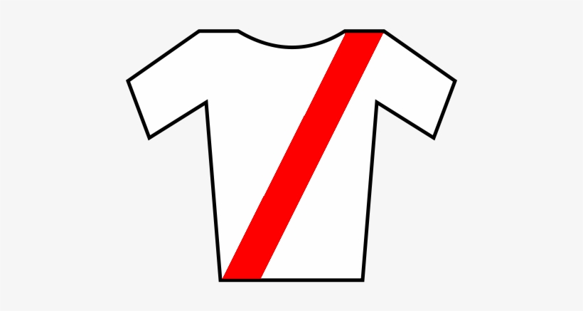 Soccer Jersey White-red - File Soccer Jersey White, transparent png download