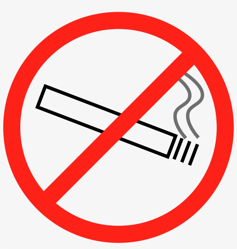 Graphic Black And White Download No Smoking Big Image - Gloucester Road Tube Station, transparent png download