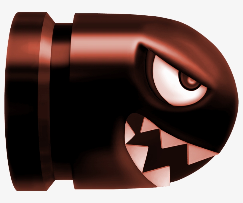 Missile Banzai Bill Nsmbdiy - Super Mario Missile, transparent png download