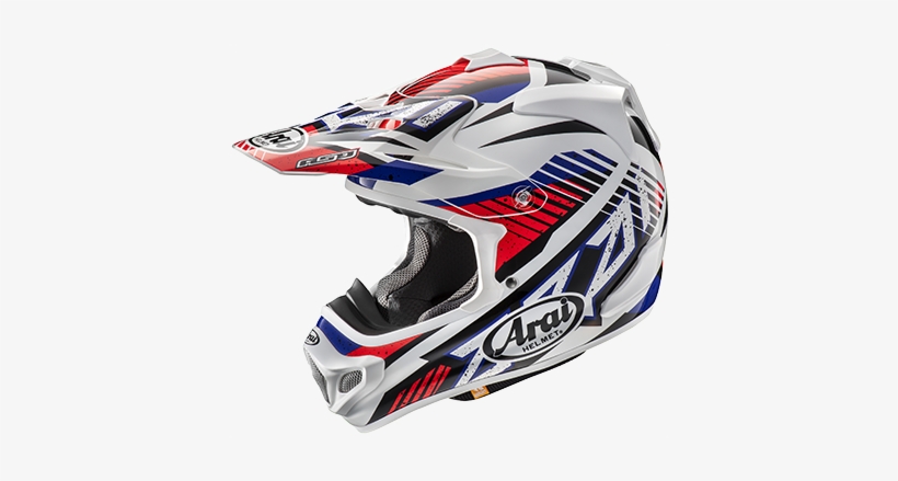 Vx Pro4 Slash Red P Web - Arai Mx V 2018, transparent png download