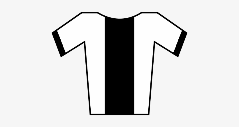 Soccer Jersey White-black - Bolletjes T Shirt, transparent png download