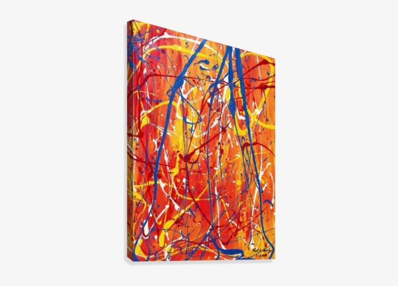 Party Lights Canvas Print - Modern Art, transparent png download