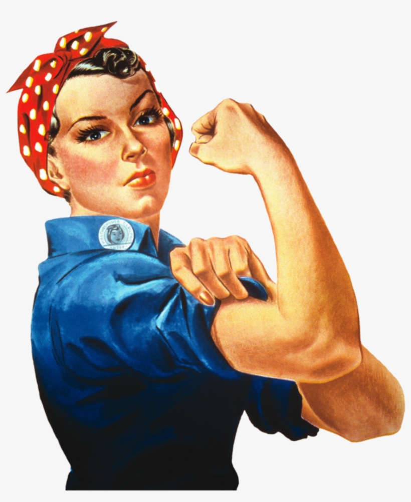 Lady, Female, Woman, Can, Employee, Workforce, Rosie - Rosie The Riveter, transparent png download