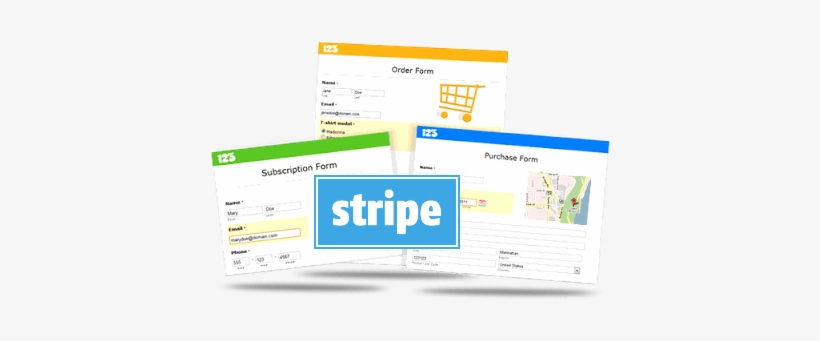 Payment Form Stripe Integration - Google Order Form, transparent png download