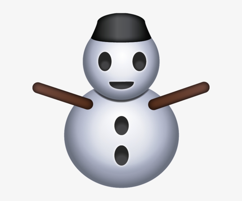 Download Snowman Emoji Icon - ☃ Emoji, transparent png download