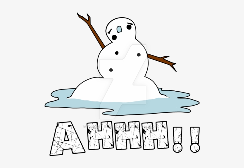 Melting Snowman By Sambeawesome On Deviantart Png Library Melting Snowman Png Image Transparent Png Free Download On Seekpng