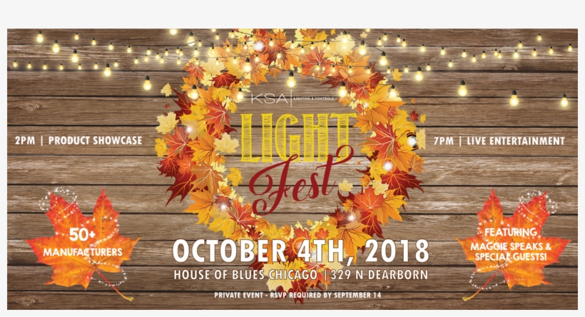 @ksalc2 Presents Light Fest At @hobchicago On - Twitter, transparent png download