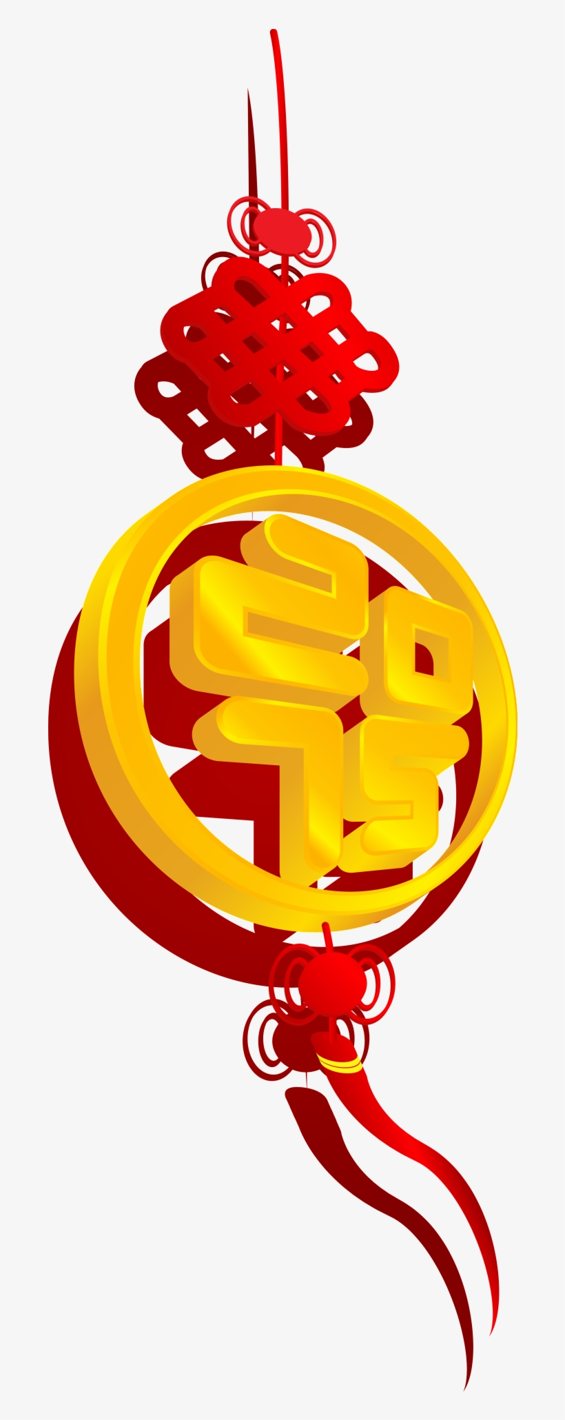 Hand Drawn Cartoon Chinese Knot Decoration Vector - Cartoon, transparent png download