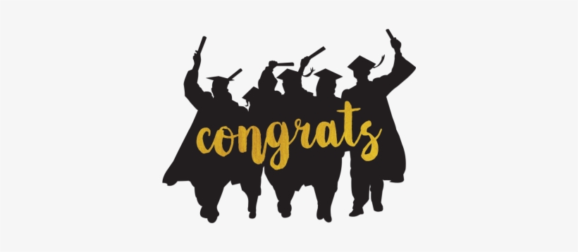 Gold Congrats Grads, Gold Congrats Grads, Gold, University - Study Work In Canada, transparent png download