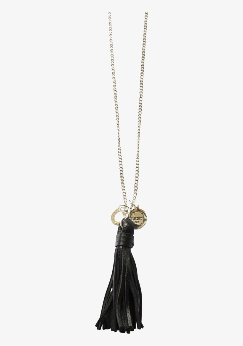 Leather Tassel Necklace Chain 35811422936141e - Locket, transparent png download