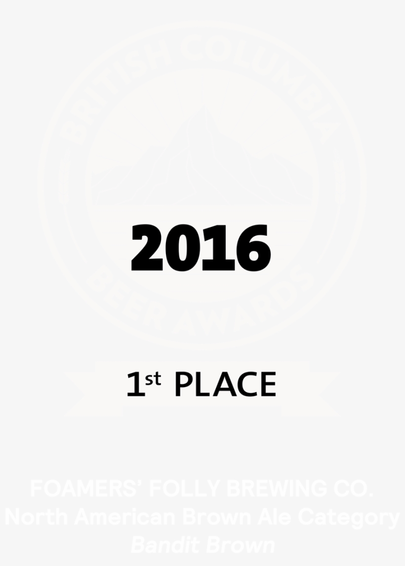 Bc Beer Awards 2016, 1st Place In The North American - Beer, transparent png download