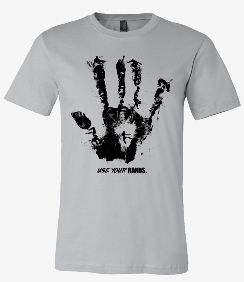 Use Your Hands Parkour Tee - Fre Sha Voca Do Shirt, transparent png download