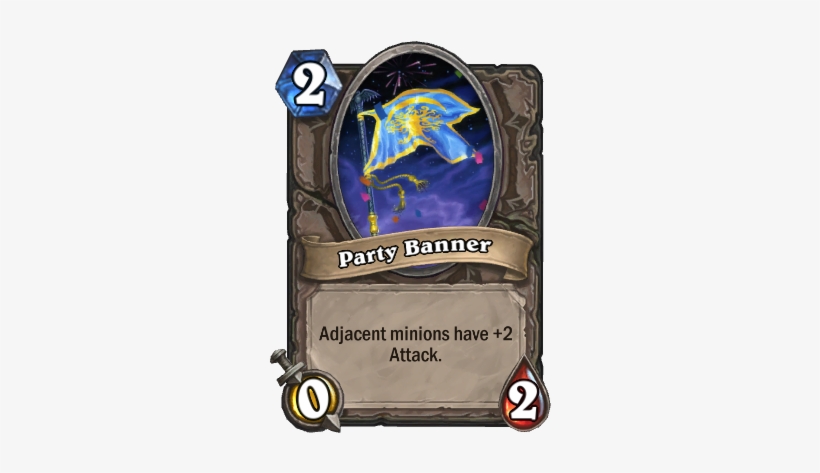 Party Banner Card - Galvanizer Hearthstone, transparent png download