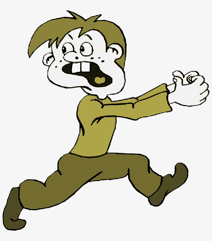 Mb Image/png - Cartoon Person Running Away, transparent png download