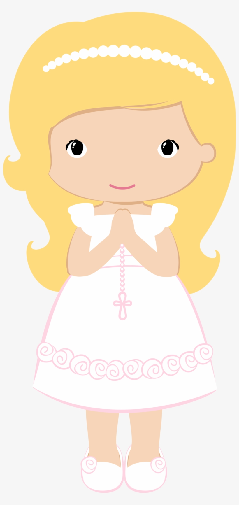 Ver Todas Las Imágenes De La Carpeta Png - First Communion Clipart Girl, transparent png download