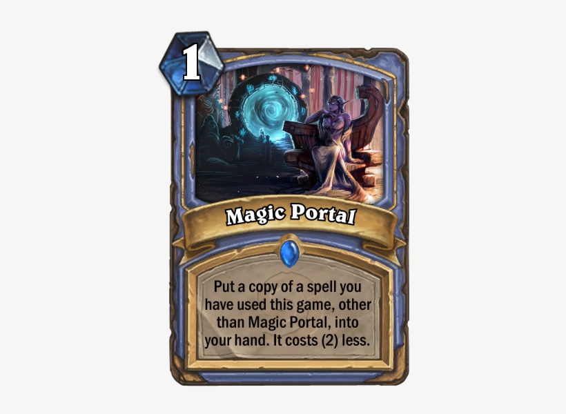 Magic Portal - Fan Paladin Cards In Hearthstone, transparent png download