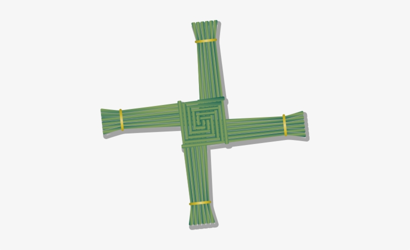 Ouroboros Brighid Cross - Pagan Symbols, transparent png download